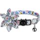 thumbnail image 1 of Detachable Flower Cat Collar With Bell (blue) - Bell Cat Collar, Sunflower Cat Collar, Pet Collar Accessory, Adjustable, Suitable For Cats And Puppies, 1 of 5