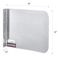 thumbnail image 5 of Durasteel Protector Contra Salpicaduras De Acero Inoxidable, 15.0 X 12.0 In, Montaje En Pared, Escudo Comercial, Seguridad E Higiene En La Cocina, Pantalla Contra Salpicaduras De Cocina, Ideal Para Pr, 5 of 5