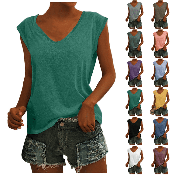 Womens Cap Sleeve Crop Tops Cotton T Shirts Crewneck Loose Fit Short Sleeves Tee Summer Fashion Clothes 2026 Mint Green S