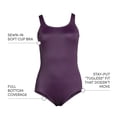 thumbnail image 4 of Lands' End Women's Long Torso Tugless Low Leg One Piece Swimsuit, 4 of 6