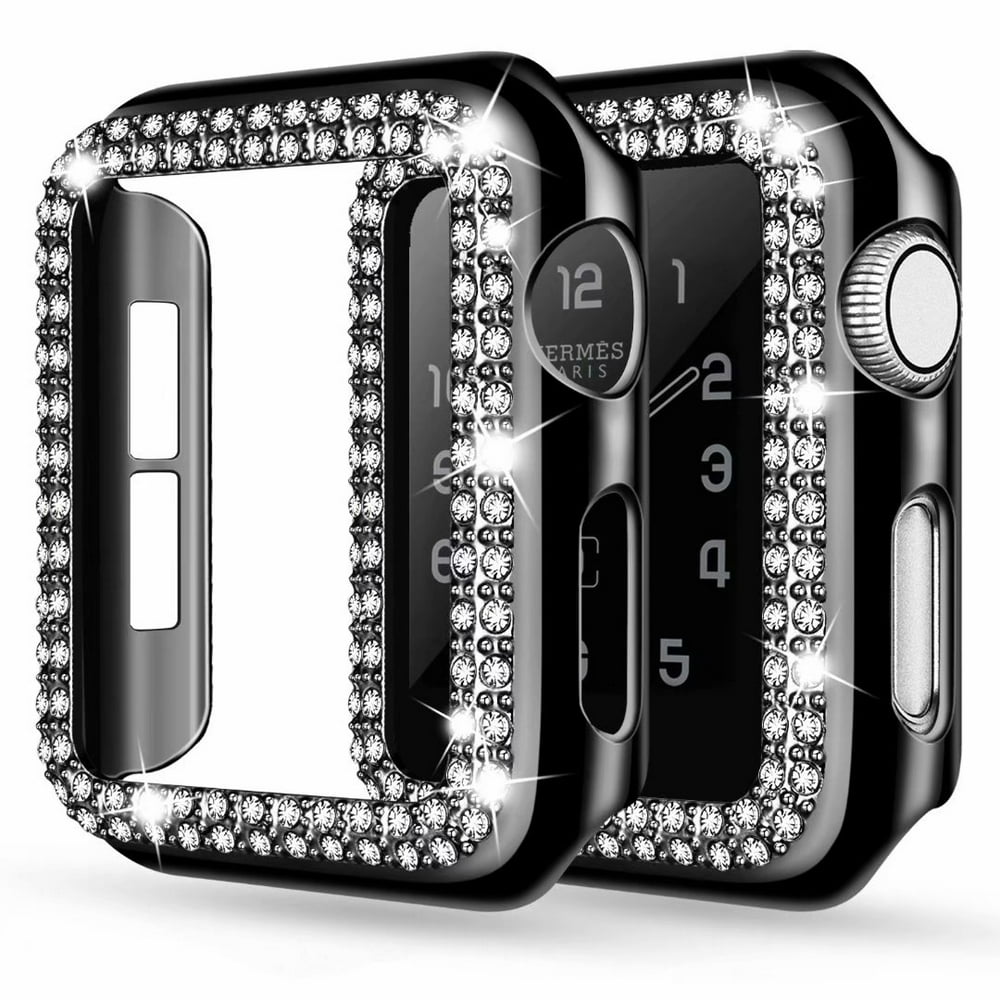 adepoy Bling Case Compatible with Apple Watch 38mm 40mm 42mm 44mm ...