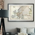 thumbnail image 4 of Pastel Map of Europe - Barnwood Framed Print - 17 x 20 - Black, 4 of 4