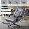 thumbnail image 4 of Waleaf Office Chair with Footrest,90-165°Reclining Ergonomic High Back Computer Desk Chair Lumbar Support for Home Office, 4 of 7