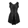 thumbnail image 4 of Pyjamas pour Femmes Zeophrasy Robe d'Été Décontractée Sans Manches Col en V Longue Robe Transparente Moins de 5, 4 of 4