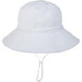 thumbnail image 1 of LinYooLi Wide Brim Bucket Hat for Kids Spring Summer Outdoor Sun Protection Headwear Baby Boy Windproof Rope Fisherman Hat, 1 of 8