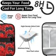 thumbnail image 4 of Game Controller Red Pattern Insulated Lunch Bag with Shoulder Strap and Bottle Holder,Bento School Lunch Bag Box,11x9.5x3.5 Inches, 4 of 5