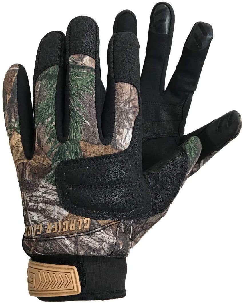 Realtree Work Gloves Camo Hunting Outdoor Synthetic Leather Palm Gloves Medium 