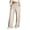 Gray, variant on Womens Fall Pants 2024 Wide Leg Pajama Pants Plaid Stretch Loose Comfy Lounge Pants Drawstring Sleep Bottoms with Pockets