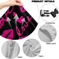 thumbnail image 6 of TSOVTHRID Pink Lips Love Heart Print Computer Game Chair Slipcovers 4 PCS Stretchy Office Chair Covers for Reclining Racing Gaming Chairs with Armrest Covers for Home Valentine's Day Decor, 6 of 7