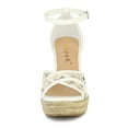 thumbnail image 2 of BLISSFUL STEP Women's Espadrille Wedge Heel Wedge Sandals, 2 of 6