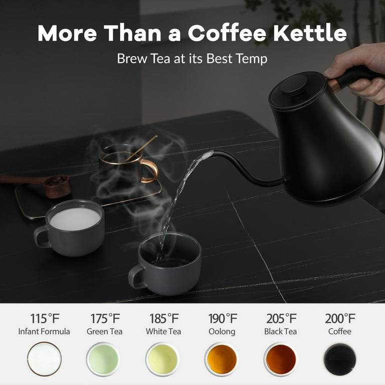 Gooseneck Drip Kettle with Temperature Display | EspressoWorks