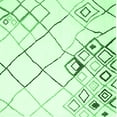 thumbnail image 1 of Ahgly Company Indoor Square Solid Emerald Green Modern Area Rugs, 3' Square, 1 of 4