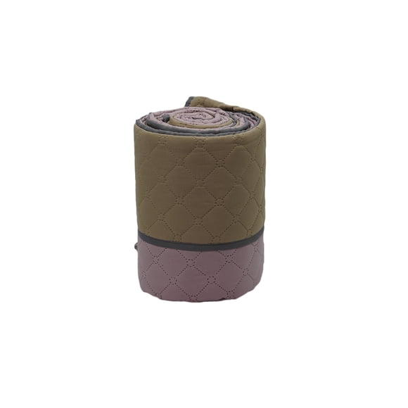 Colcha Duplex Jenin Home Ultrasonido Edredon Ligero Matrimonial Color Rosa-Beige