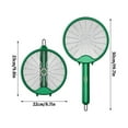 thumbnail image 5 of Nkmbld Electric Handheld Bug Zapper, Indoor/Outdoor Electric Fly Swatter Racket for Flies Insect Killer Trap Home Office Camping Patio, White, 5 of 7