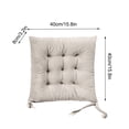 thumbnail image 3 of Pklyzj Indoor/Outdoor Chair Cushions Seat 11 Colors Optional Solid Color Sanded Thick Chair Cushion Soft Comfortable Warm Chair Cushion Summer Savings Clearance, 3 of 6