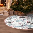 thumbnail image 5 of Rateoe Dachshund Dog Puppy Pattern Christmas Tree Skirt with Ties , Christmas Tree Decorations, Farmhouse Christmas Decor Xmas Holiday Decorations-36", 5 of 6