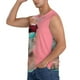 thumbnail image 3 of Balery Cool Cat Pink Sunglasses Camisetas sin mangas para hombre, absorbe la humedad y protege contra el mal olor.-Small, 3 of 7