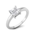 thumbnail image 5 of Mooneye 0.75 Ct Pear Moissanite Diamond 925 Sterling Silver Solitaire Women Graduation Gift Ring, 5 of 8