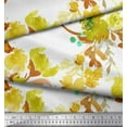 thumbnail image 3 of Soimoi Cotton Jersey Fabric Flower & Leaves Watercolor Printed Fabric 1 Yard 58 Inch Wide, 3 of 3