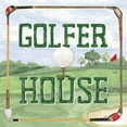 thumbnail image 3 of Reed, Tara 20x20 Black Modern Framed Museum Art Print Titled - Golf Days IV-Golfer House, 3 of 5