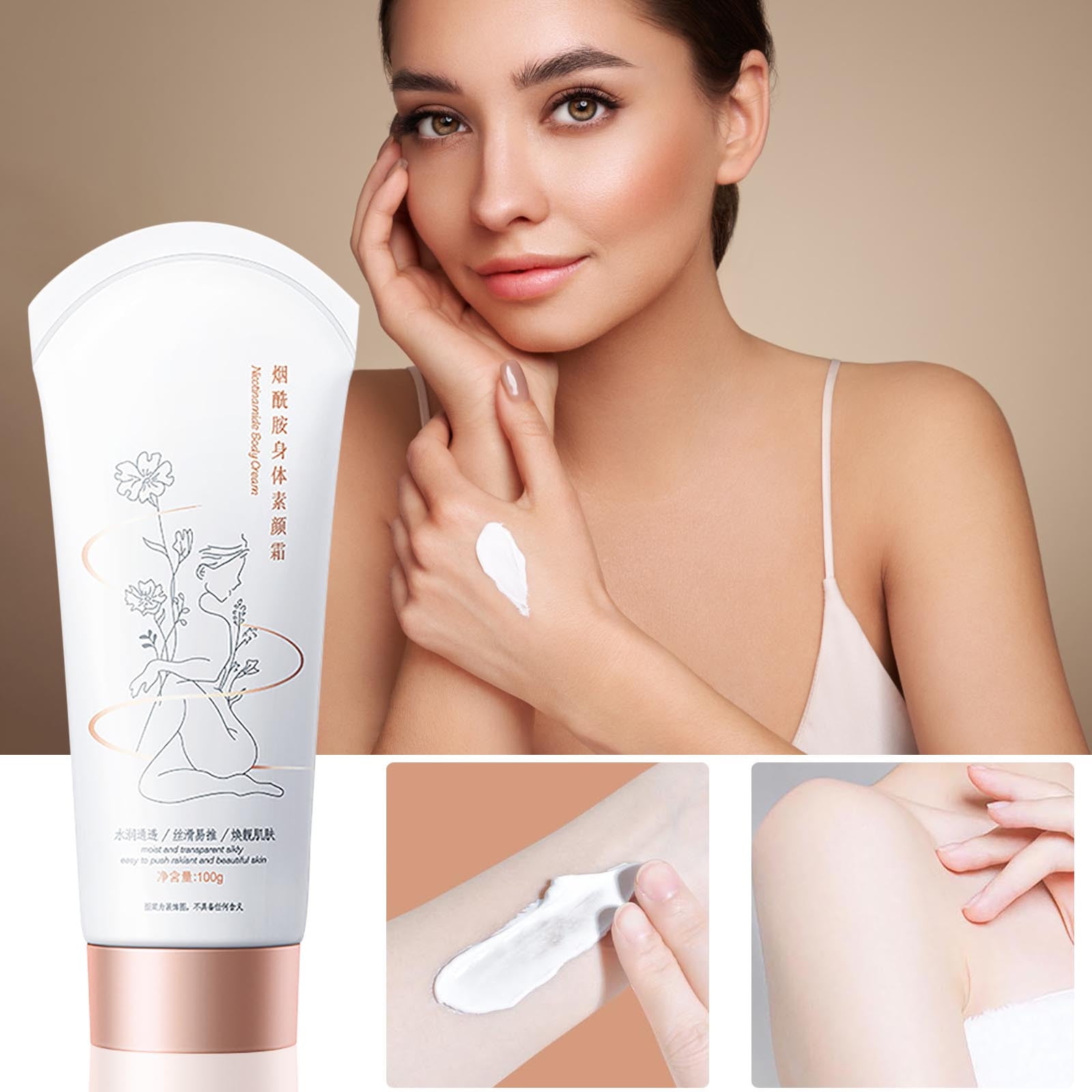 YiFudd Face Cream, Nicotinamide Body Makeup Cream Moisturizes