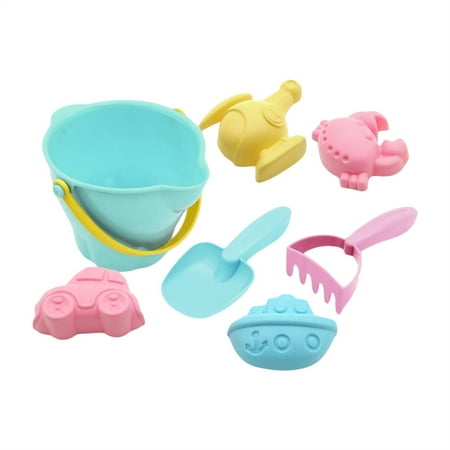 Sprifallbaby Beach Sand Toys Set with Sandbox Vehicle Sand Molds Bucket,Sand Shovel Tool Toys for Toddlers Kids Beachside
