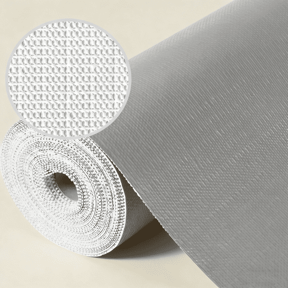Drawer Liner, Shelf Liners for Kitchen Cabinet Waterproof & Oil-Proof Non-Slip Drawer Mat PVC Material Non Adhesive for Countertop