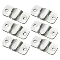 12 Pcs Flush Mount Bracket, 50 x 19mm Interlocking Photo Frame Hook Picture Hangers for Hanging Headboards, Silver