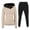 Khaki1, variant on zbxnLI 2 Piece Outfits Sweatsuits for Women Cowl Neck Hoodie Sweatshirts Casual Sweatpants Lounge Sets