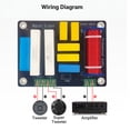 thumbnail image 2 of 2 Way Crossover 400W Professional Treble Frequency Divider for Outdoor Stage Conference Professional HiFi Sound Projects, 2 of 8