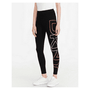 DKNY Sport High Waisted 7/8 Exploded Ombre Logo Leggings,XS