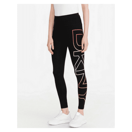 DKNY Sport High Waisted 7/8 Exploded Ombre Logo Leggings,XS
