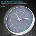 thumbnail image 2 of Small Wall Clock 8 Inch Gray Wall Clocks Silent Non-Ticking for Bedroom Bathroom Kitchen, 2 of 7
