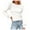 White, variant on POROPL Womens Sweaters Long Sleeve Crew Neck Sweater Casual Oversized Blouse Top Size S-XL