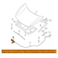 thumbnail image 3 of Front Hood Latch Lock Bracket Steel For 09-14 Maxima S & SV NI1234125 656019N00B, 3 of 4