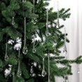 thumbnail image 1 of 22 piezas de adornos de vidrio transparente para colgar en forma de lágrima, colgante de gota de cristal, decoración de carámbanos de cristal para árbol de Navidad, suministros de fiesta de, 1 of 7