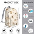 thumbnail image 4 of Horror Mystic Retro Skull and Mandala Design Travel Backpack – Lightweight Canvas Bookbag with Large Capacity and Anti-theft Features for School, Outdoor Activities, and Short Trips, 4 of 5