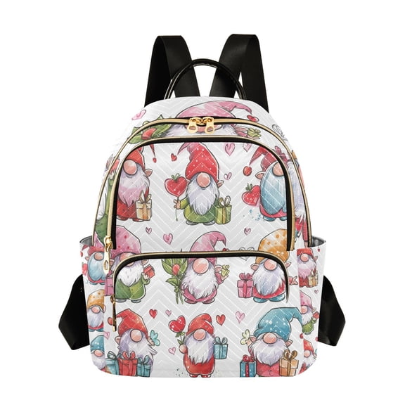 Gnomes Gifts Travel Laptop Backpack Casual Daypack Lightweight Bookbag Compartment for Business