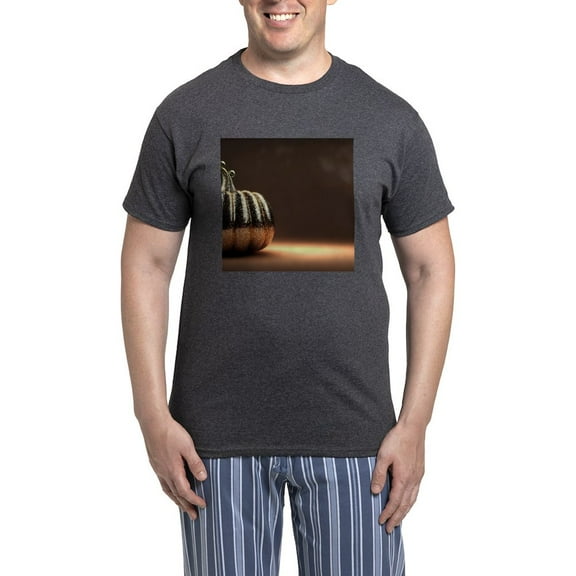 CafePress - Glitter Pumpkin - Men's Loose Fit, Cotton - 2 Piece Pajama Set