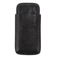thumbnail image 2 of Portable Cigar Case, Moisturizing Leather Humidor 3 Holder  For Office Travel Use, 2 of 8