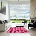 thumbnail image 6 of Ahgly Company Indoor Rectangle Abstract Raspberry Red Abstract Area Rugs, 2' x 3', 6 of 6