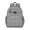 Grey-21, variant on Abstract Tribal Pattern Students Backpack Boho Geometric Floral Book Bag, Lightweight with Chest Strap for s