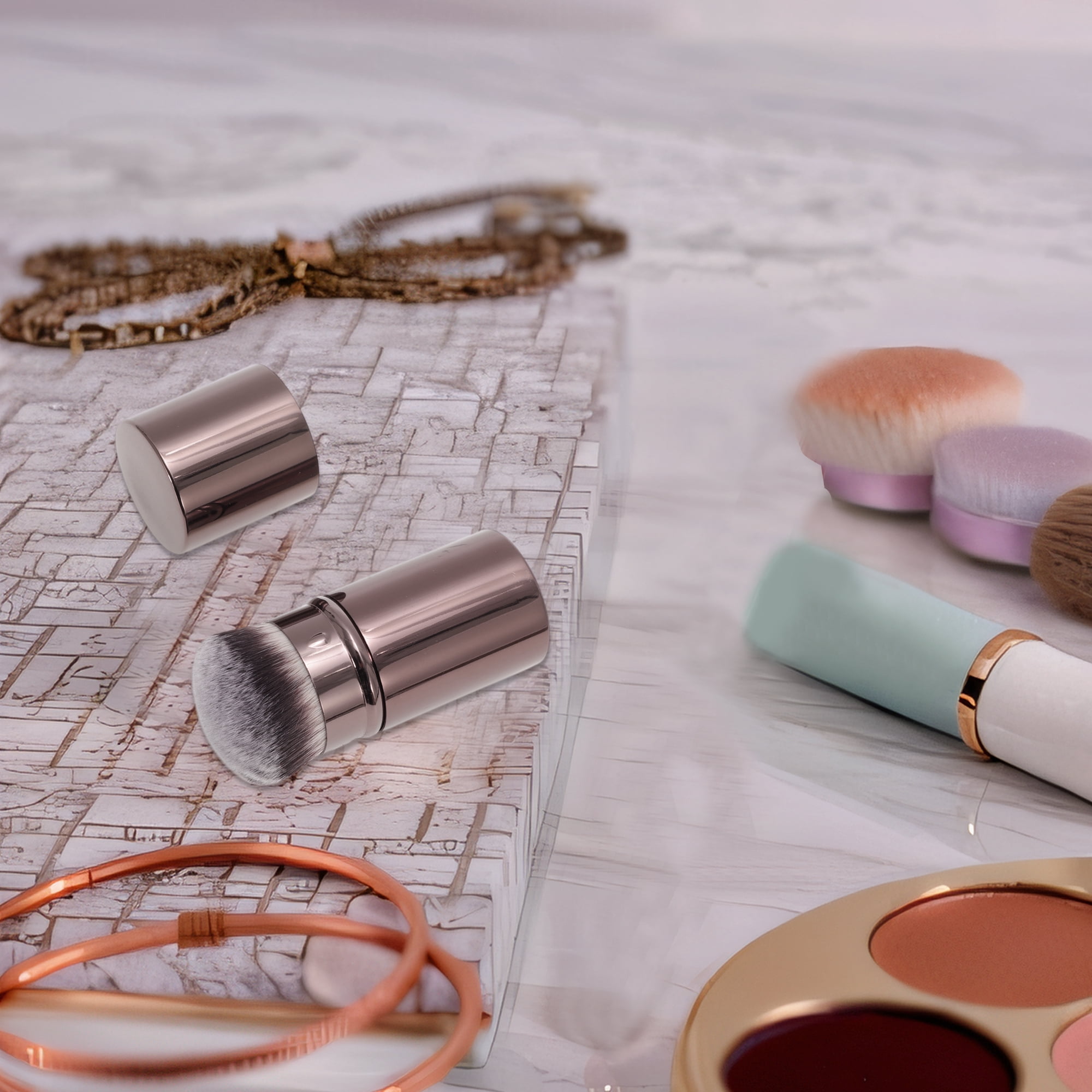 Unique Bargains Makeup Durable Foundation Brush for Application and Blending