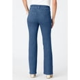 thumbnail image 3 of Roaman's Women's Plus Size High-Rise Tummy Control Bootcut Jeans, 3 of 4