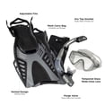 thumbnail image 3 of Adult Dyna 5 Piece Dive Set - Silver MED/LG, 3 of 5