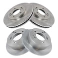 thumbnail image 2 of TRQ Front and Rear Brake Rotors Set Fits Select 2001 Hyundai XG300 2002-2003 XG350, 2 of 7