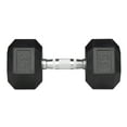 thumbnail image 4 of Deltech Fitness 35 lb Rubber Dumbbell Pair (RDB-035), 4 of 8