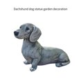 thumbnail image 3 of Escultura De Perro En Miniatura, Estatua De Jardín, Figura De Perro, Figura De Cachorro De Resina, Estatua De Animal Encantador, Adorno De Jardín, Decoraciones Para Interior Y Exterior, Patio, Césped Methold HA020531-00, 3 of 7
