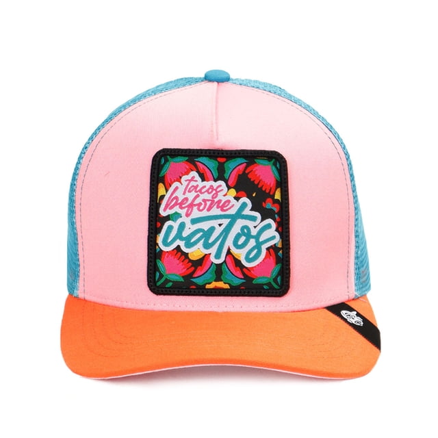 Gorra curva con malla Pook Tacos Before Vatos