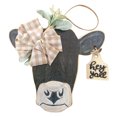 thumbnail image 1 of Cowhead Farmhouse Sign Colgante Artesanía de madera Suministros para fiestas navideñas reutilizables, 1 of 7